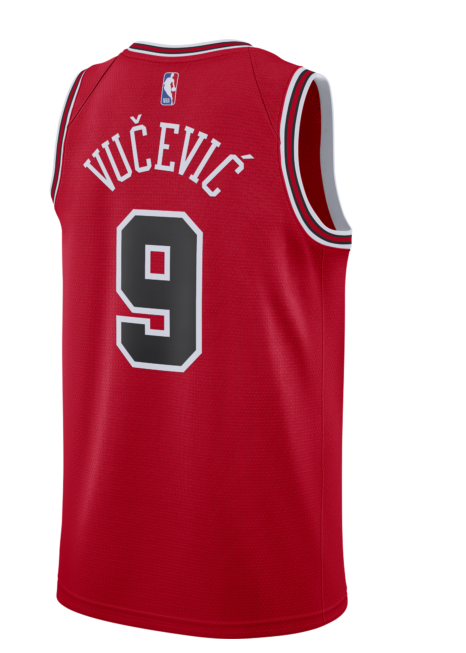 Chicago Bulls Nikola Vucevic Red Nike Swingman Icon Jersey product image 3