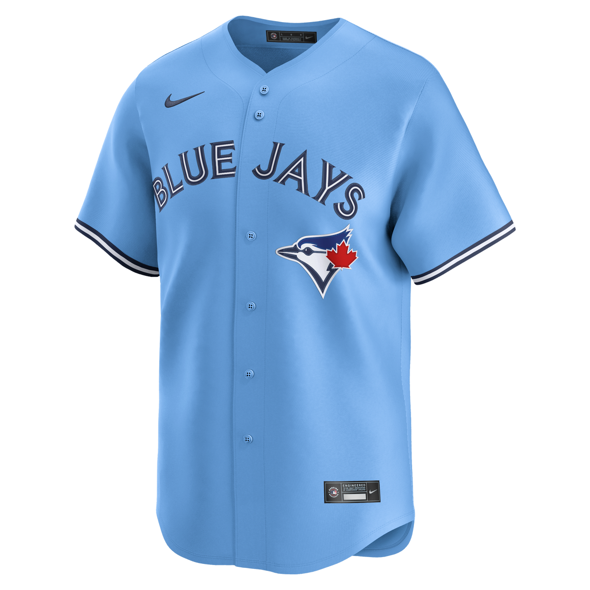 Toronto Blue Jays MLB Nike Men Powder Blue Alternate Limited Jersey product image 1, provided for visual reference and