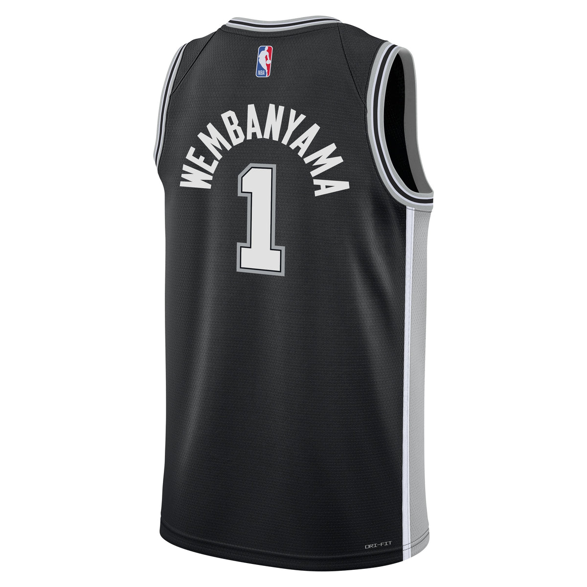 San Antonio Spurs Victor Wembanyama Nike Black Swingman product image 3