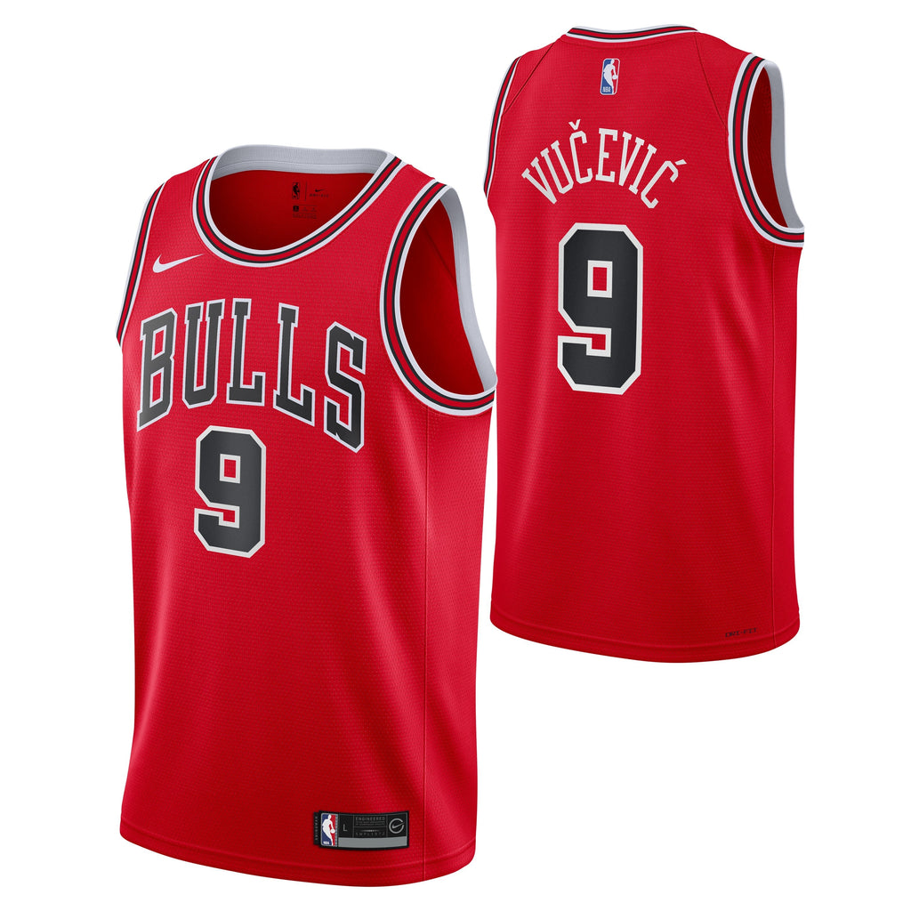 Chicago Bulls Nikola Vucevic Red Nike Swingman Icon Jersey product image 1