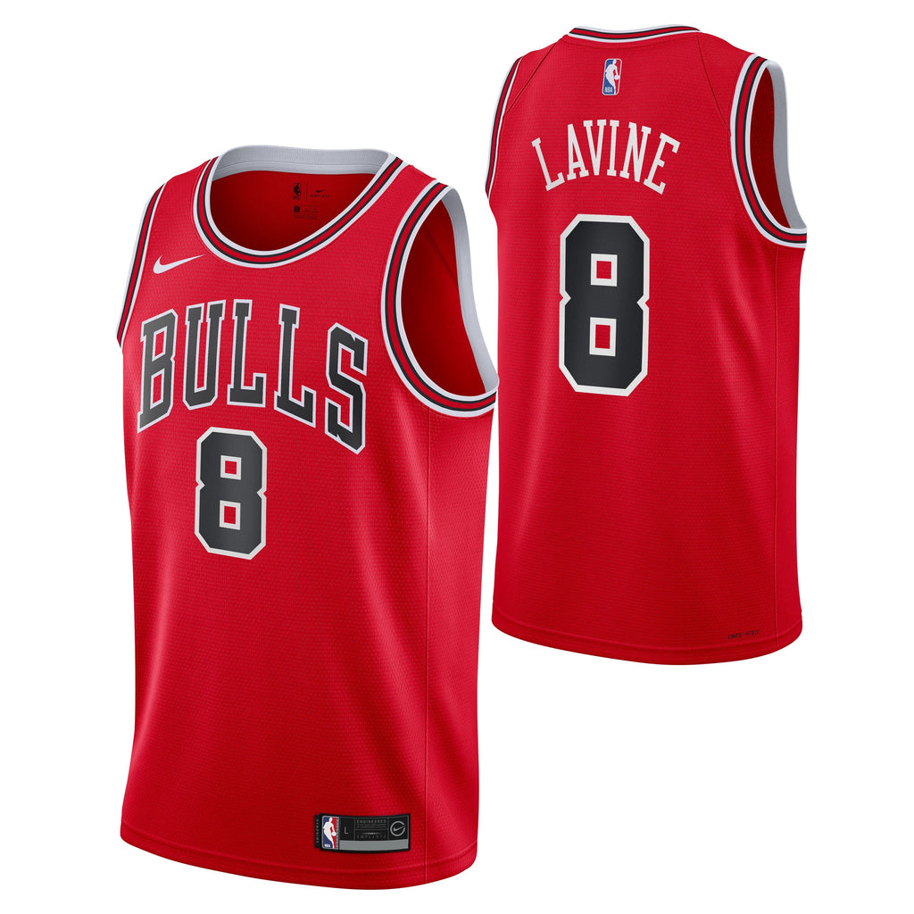 Chicago Bulls Zach Lavine Red Nike Swingman Icon Jersey product image 1