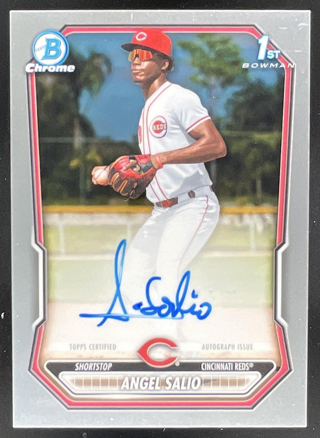 2026 Bowman Chrome Prospects Autograph #CPA-AS Angel Salio RC Auto product image 1, provided for visual reference and
