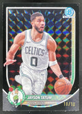2025-26 Bowman Chrome Black Geometric Refractor #BCV-56 Jayson Tatum /10 product image 1, provided for visual reference and