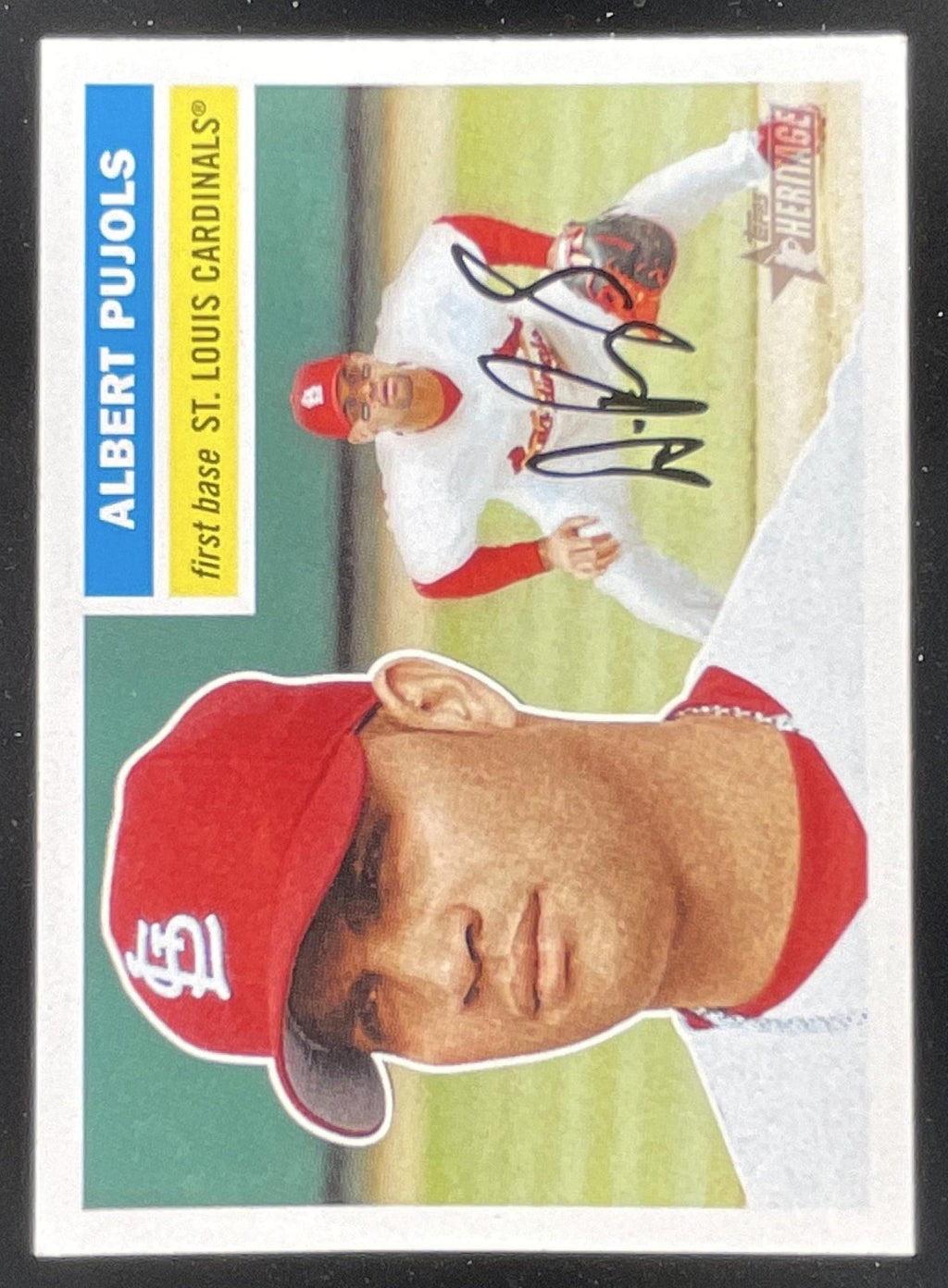 2005 Topps Heritage #31 Albert Pujols product image 1, provided for visual reference and product detail review