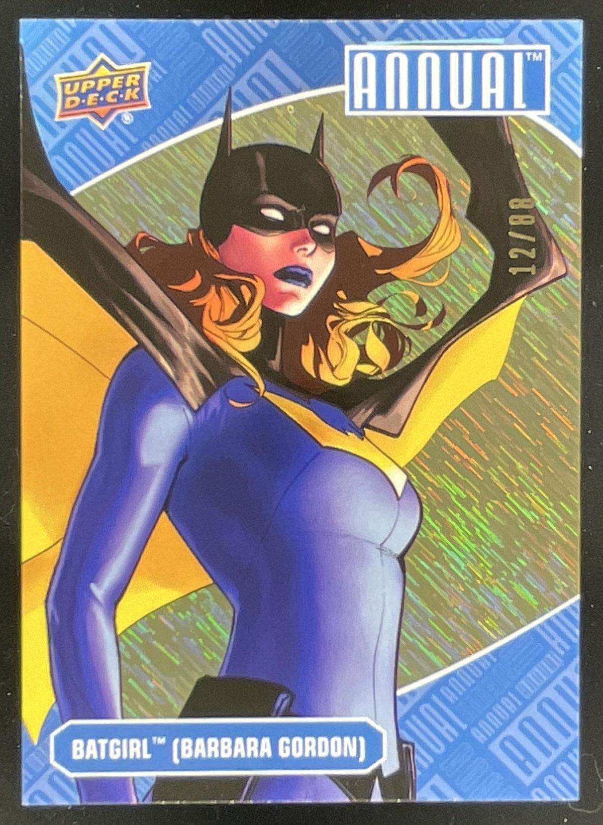 2023-24 Upper Deck DC Annual Gold Linearity #39 Batgirl Barbara Gordon /88 product image 1, provided for visual reference