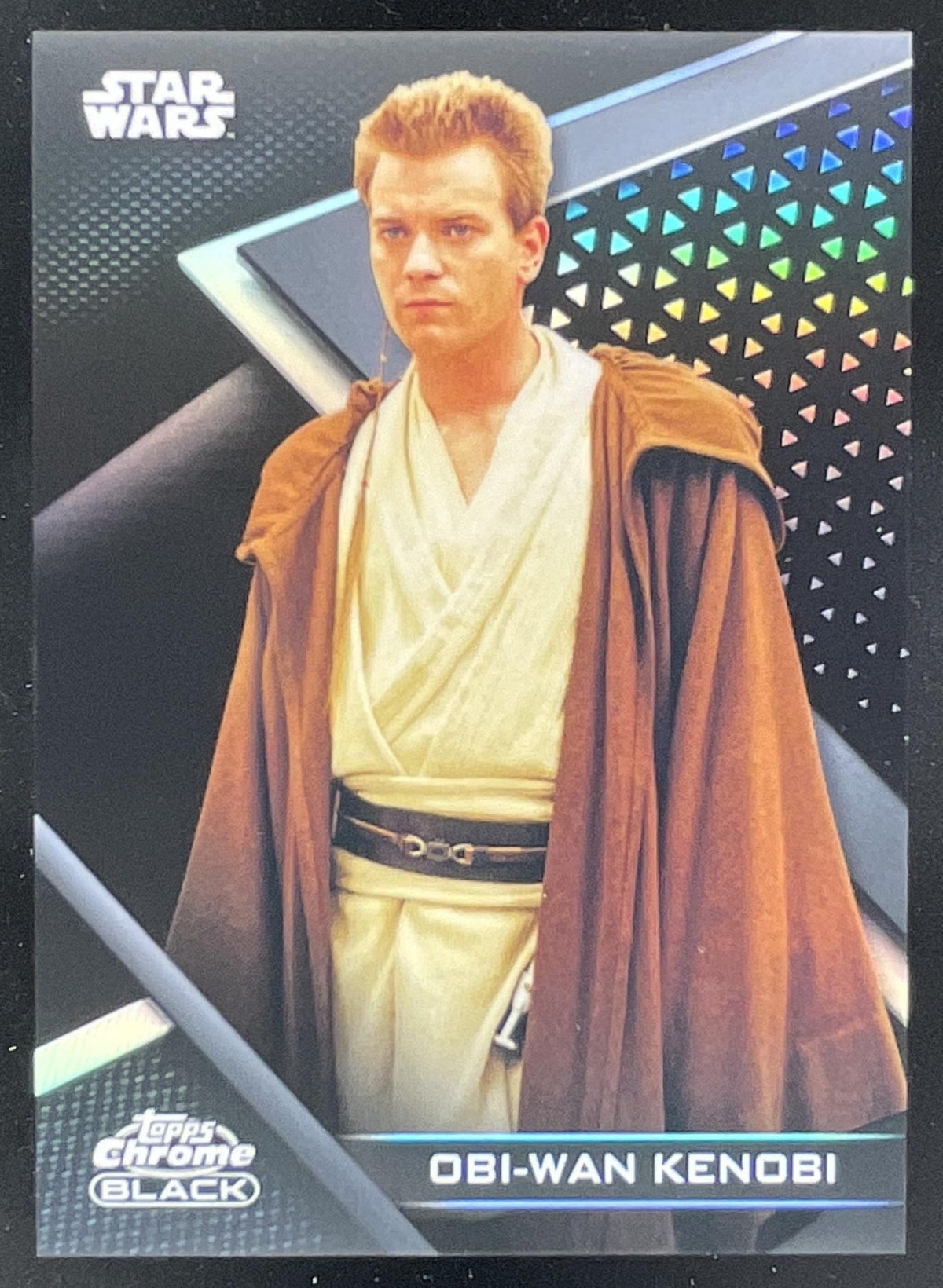 2022 Topps Chrome Black Star Wars Refractor #2 Obi-Wan Kenobi /199 product image 1, provided for visual reference and