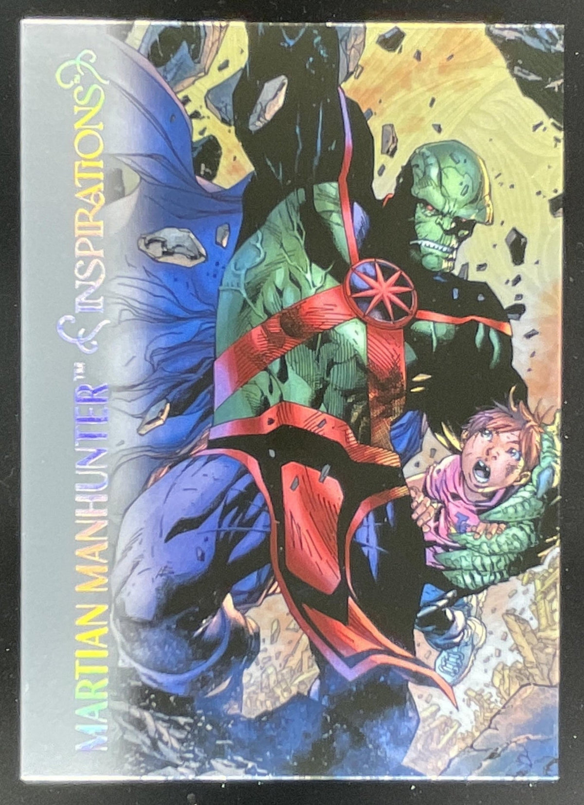 2026 UD Inspirations The World of DC Matte Foil Silver Martian Manhunter /65 product image 1, provided for visual reference