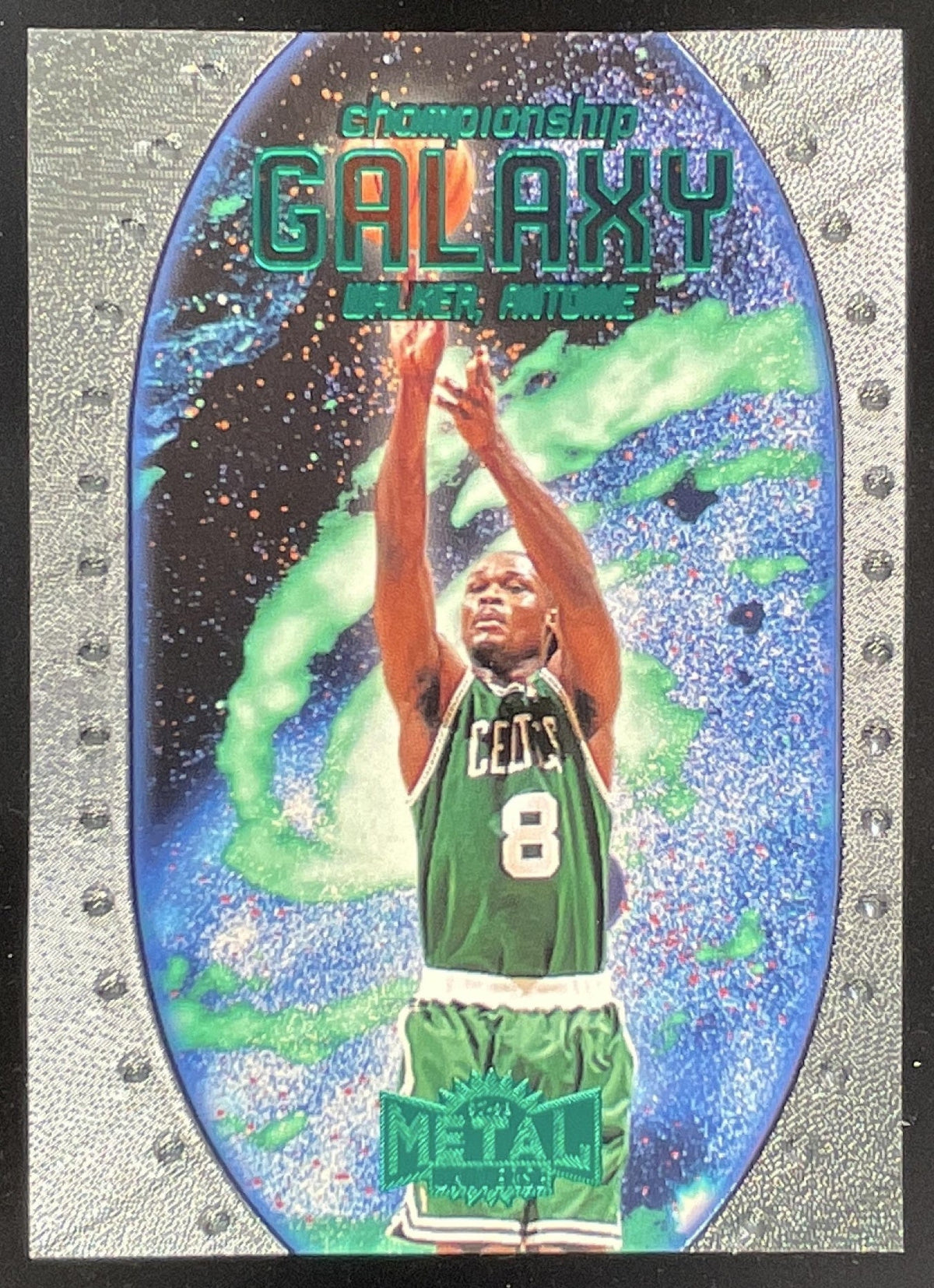 1997-98 Skybox Metal Universe Championship Galaxy #13 CG Antoine Walker product image 1, provided for visual reference and