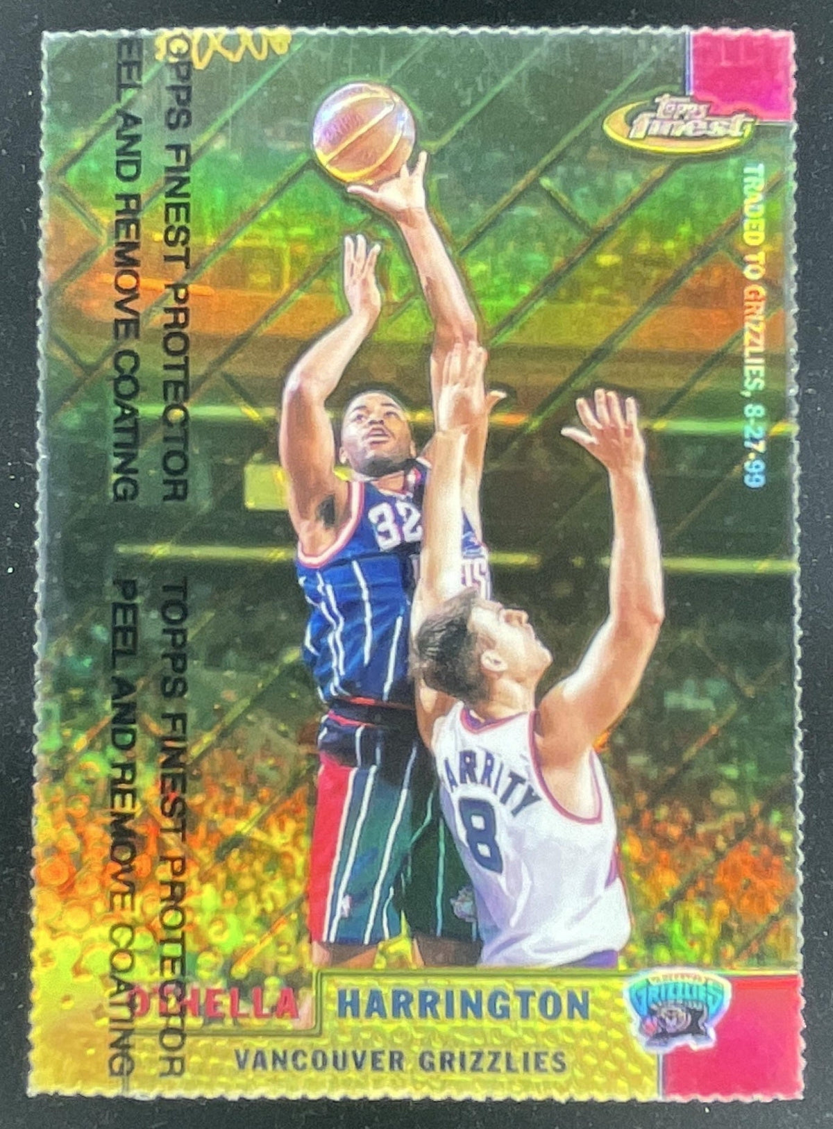 1999-00 Topps Finest Gold Refractors #70 Othella Harrington /100 product image 1, provided for visual reference and product