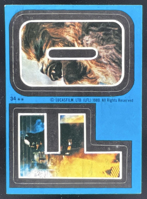 1980 Topps Star Wars: The Empire Strikes Back Stickers #34 F O product image 1, provided for visual reference and product