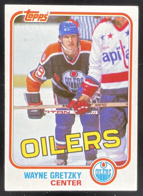 1981-82 Topps #16 Wayne Gretzky product image 1, provided for visual reference and product detail review
