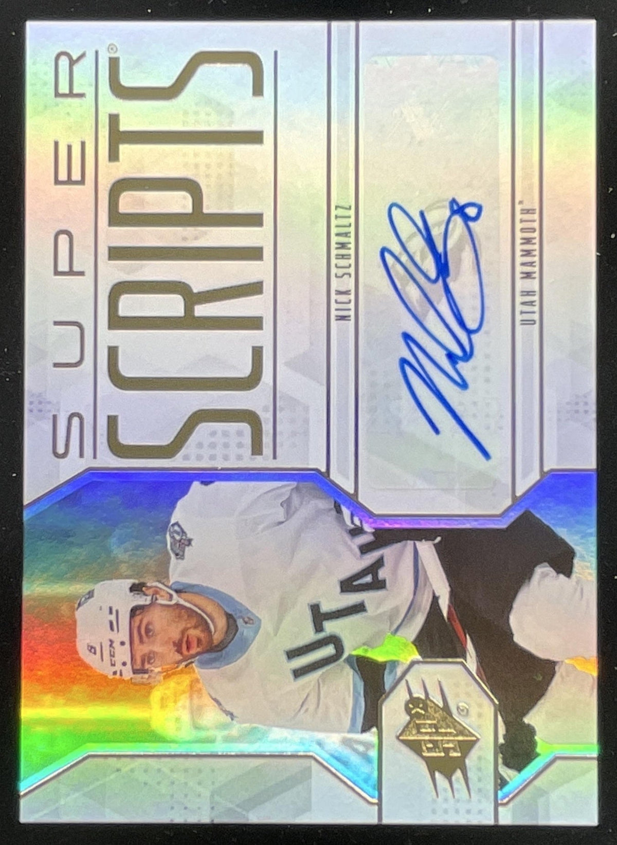 2025-26 Upper Deck SPx SuperScripts #SS-NS Nick Schmaltz Auto product image 1, provided for visual reference and product