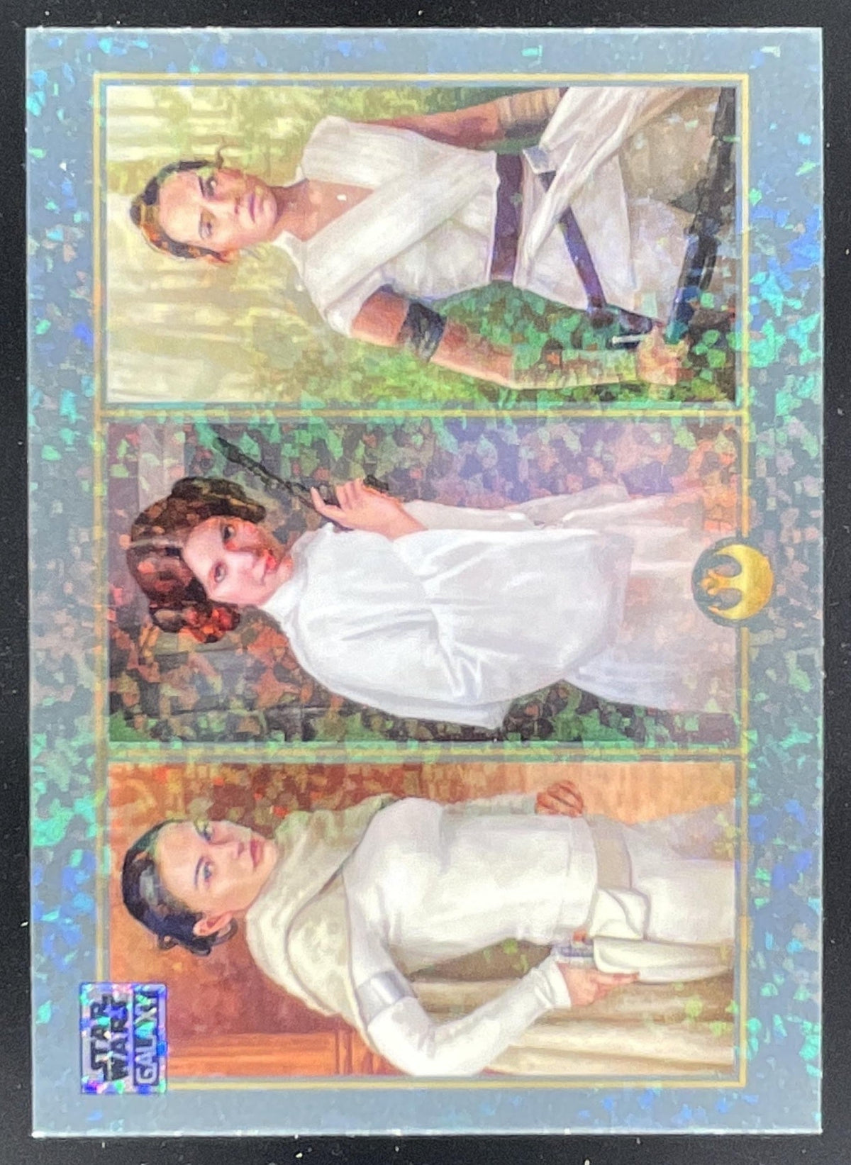 2025 Topps Chrome Star Wars Galaxy Mini-Diamond #100 Throughout the Ages product image 1, provided for visual reference and