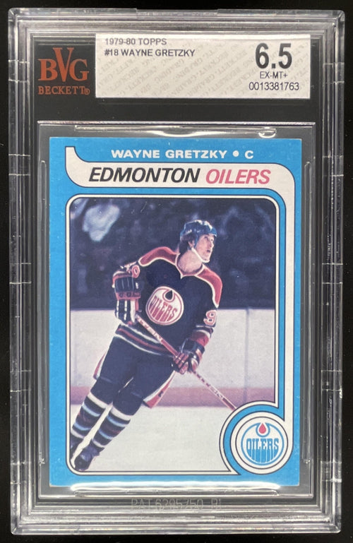 1979-80 Topps #18 Wayne Gretzky UER RC BGS 6.5 product image 1, provided for visual reference and product detail review