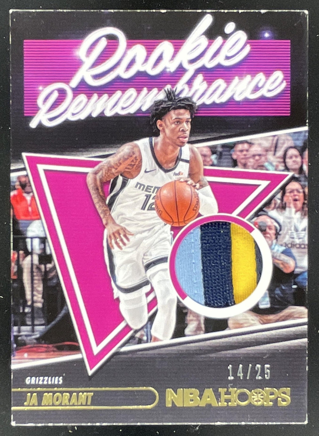 2021-22 Panini Hoops Rookie Remembrance Prime #RR-JAM Ja Morant /25 product image 1, provided for visual reference and