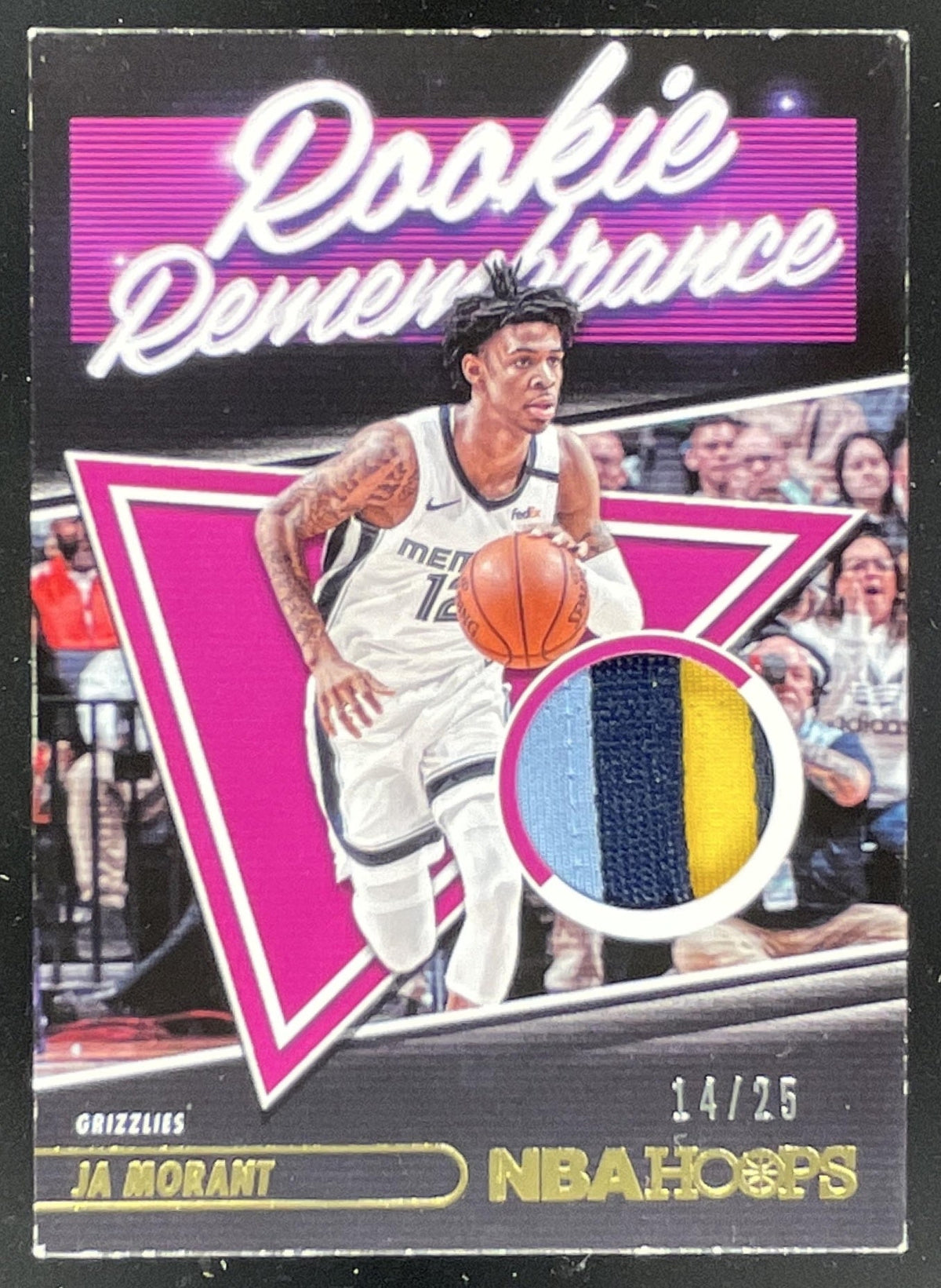 2021-22 Panini Hoops Rookie Remembrance Prime #RR-JAM Ja Morant /25 product image 1, provided for visual reference and