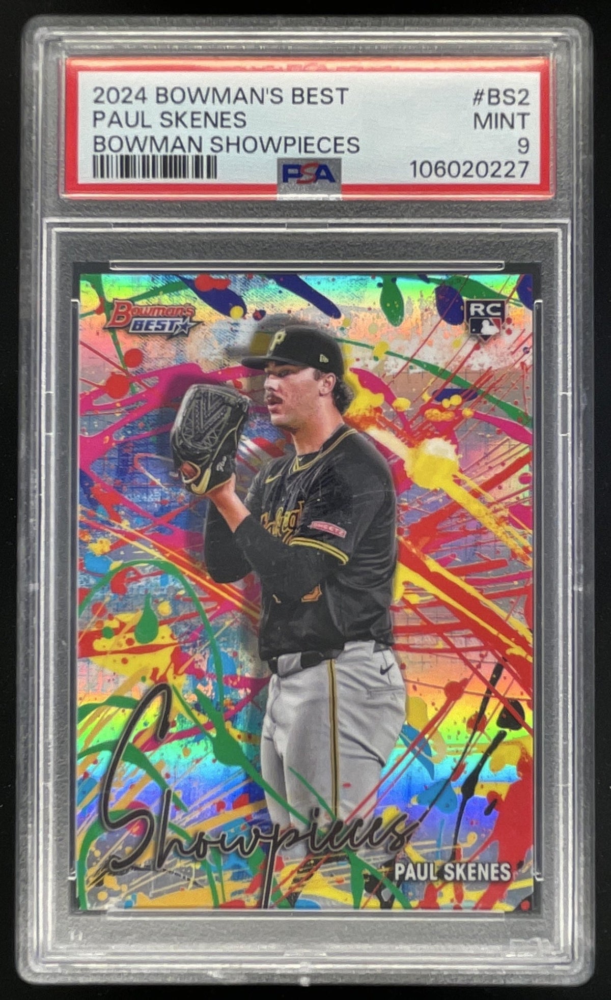 2024 Bowman Bowman's Best Bowman Showpieces #BS-2 Paul Skenes RC PSA 9 product image 1, provided for visual reference and