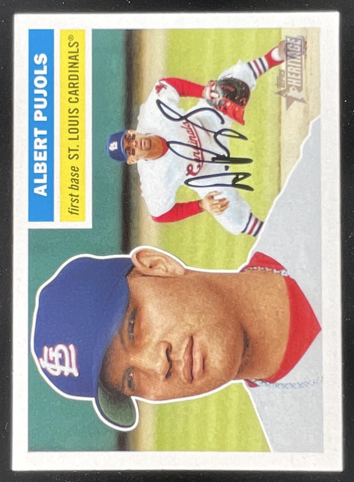 2005 Topps Heritage #31b Albert Pujols product image 1, provided for visual reference and product detail review