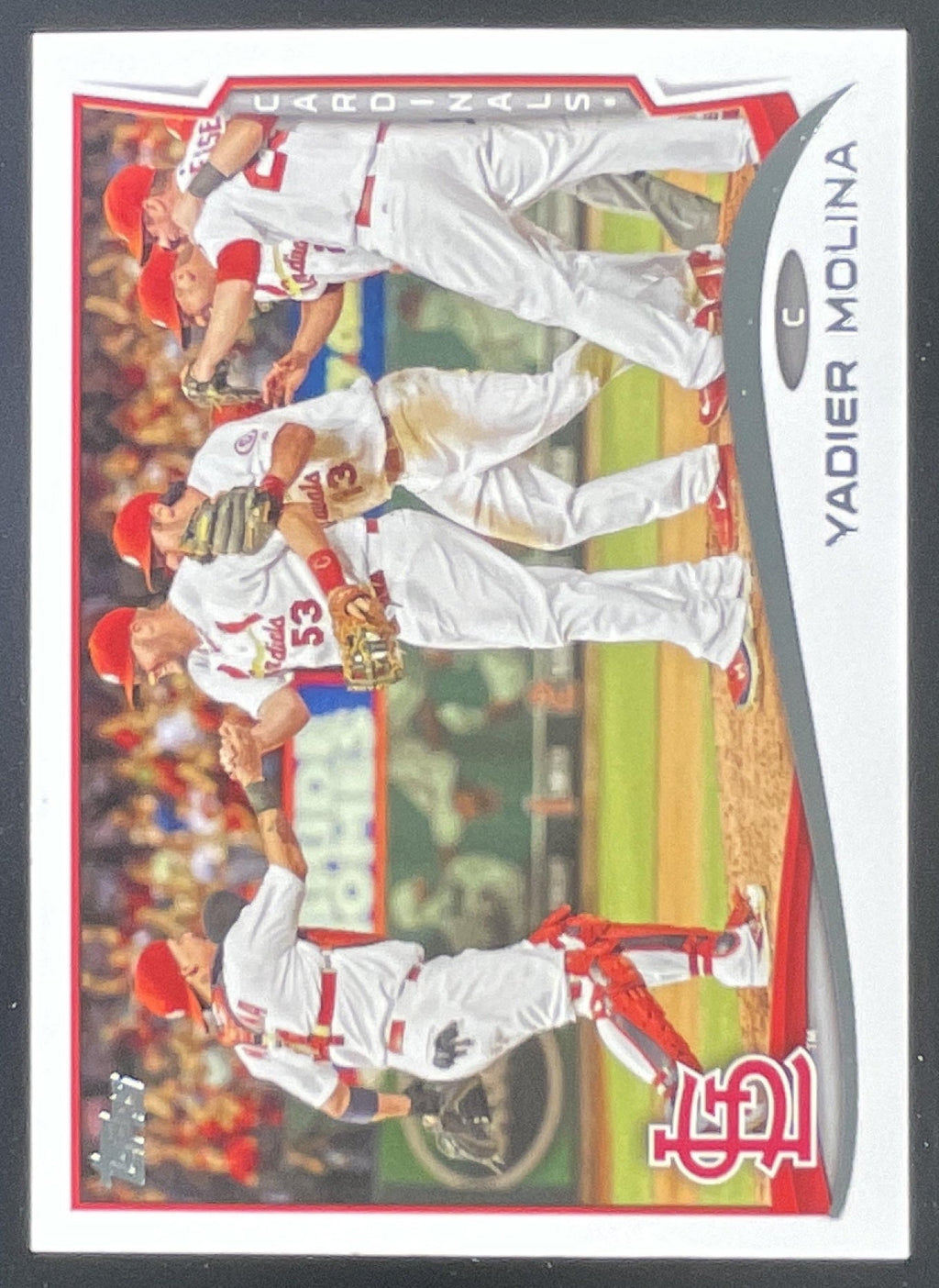 2014 Topps #57 Yadier Molina Variation product image 1, provided for visual reference and product detail review