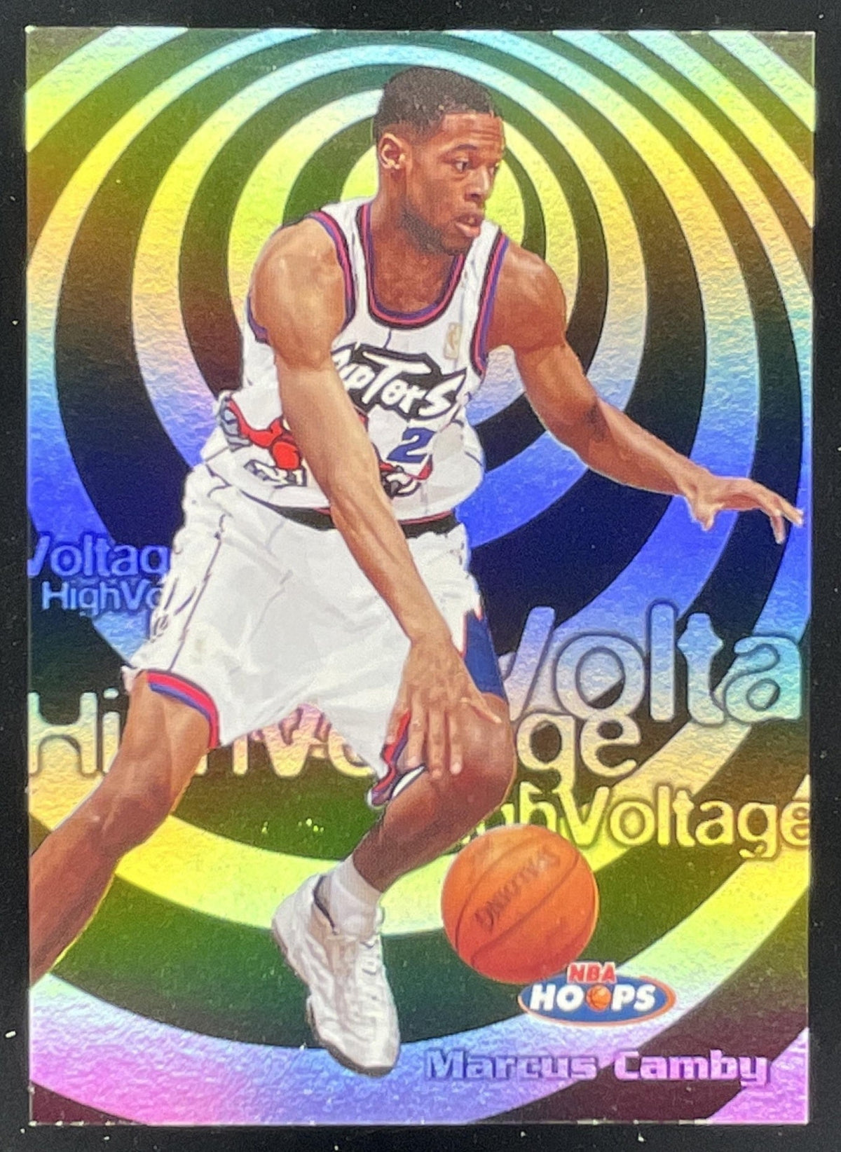 1997-98 Hoops High Voltage #7 HV Marcus Camby product image 1, provided for visual reference and product detail review