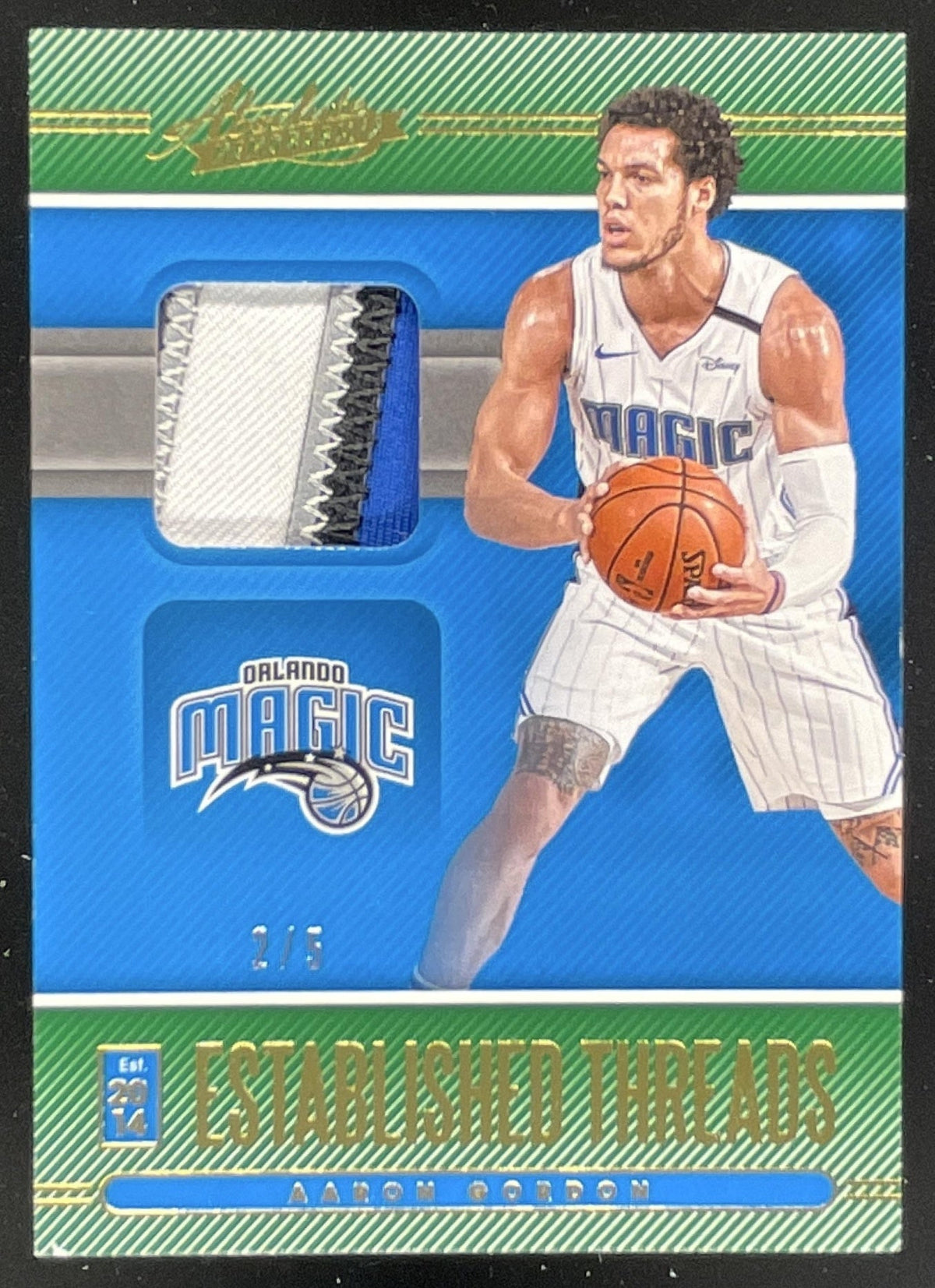 2020-21 Absolute Memorabilia Established Threads Level 4 #ET-AAG Aaron Gordon /5 product image 1, provided for visual