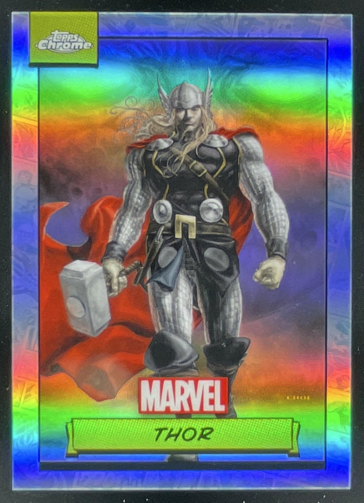 2024 Topps Chrome Marvel Refractor #32 Thor product image 1, provided for visual reference and product detail review