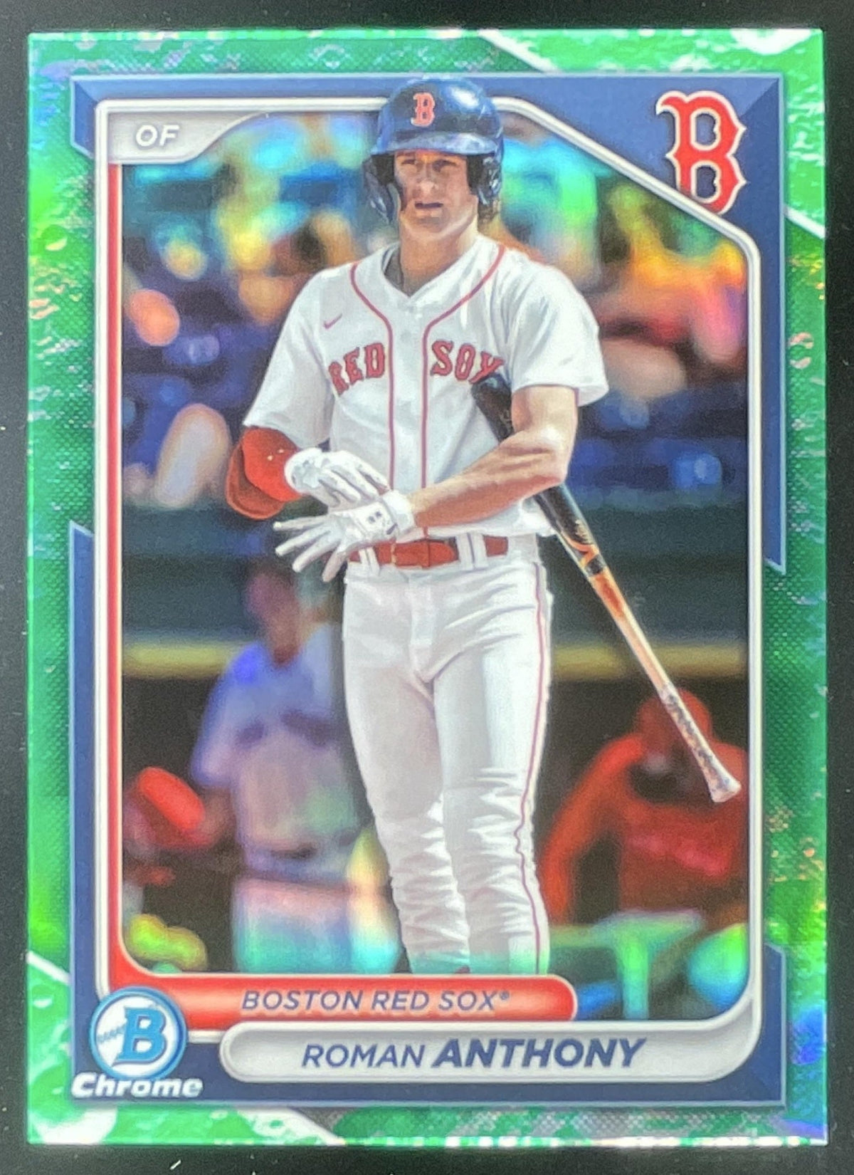 2024 Bowman Chrome Prospects Lunar Glow Refractors #BCP-22 Roman Anthony product image 1, provided for visual reference and