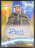 2025 Topps Chrome Marvel Studios Gold Paul Walter Hauser Mole Man Debut Auto /50 product image 1, provided for visual