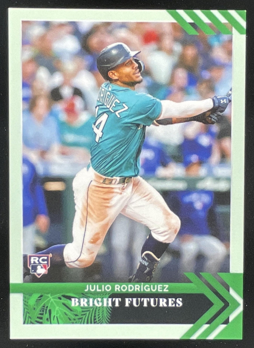 2022 Topps X Julio Rodriguez #15 "Bright Futures" RC product image 1, provided for visual reference and product detail review