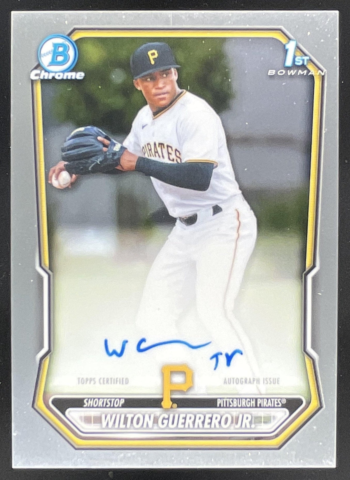 2026 Bowman Chrome Prospects Autograph #CPA-WG Wilton Guerrero Jr. RC Auto product image 1, provided for visual reference