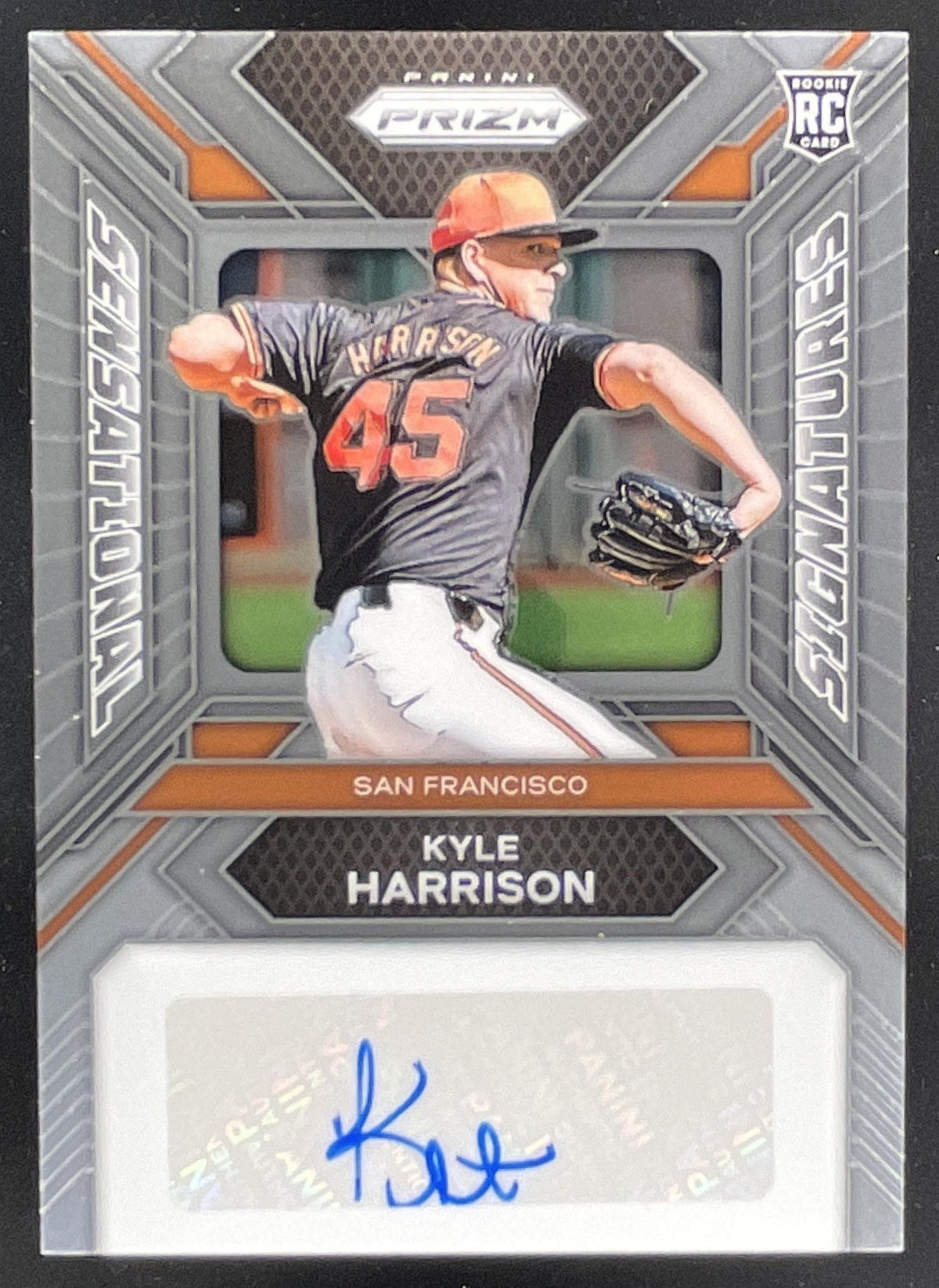2024 Panini Prizm Sensational Signatures #SS-KH Kyle Harrison RC Auto product image 1, provided for visual reference and