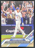 2024 Topps Now #866 Freddie Freeman product image 1, provided for visual reference and product detail review