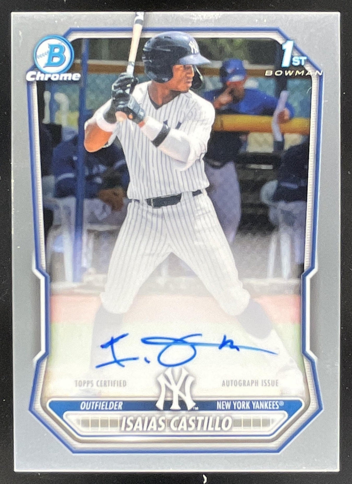 2026 Bowman Chrome Prospects Autograph #CPA-IC Isaias Castillo RC Auto product image 1, provided for visual reference and
