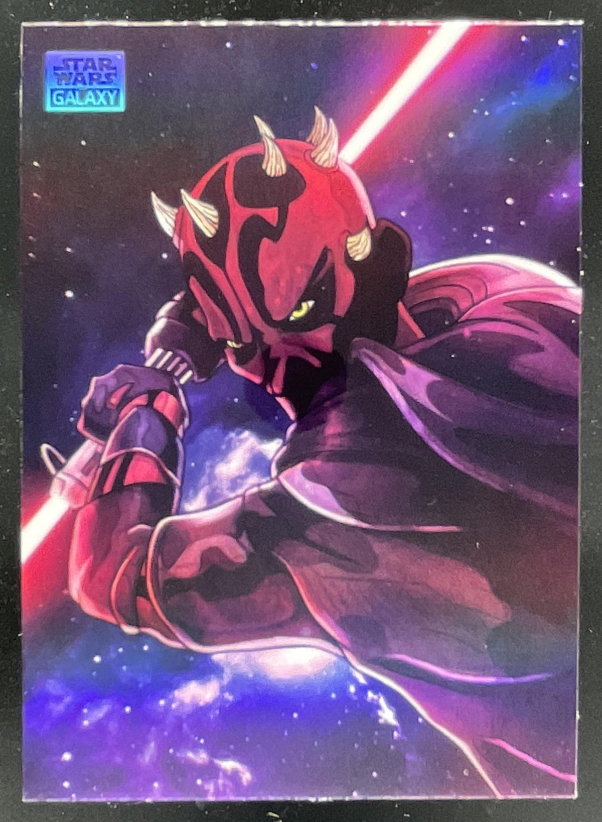 2024 Topps Chrome Star Wars Galaxy Art of the Sith #AS-8 Galactic Maul product image 1, provided for visual reference and