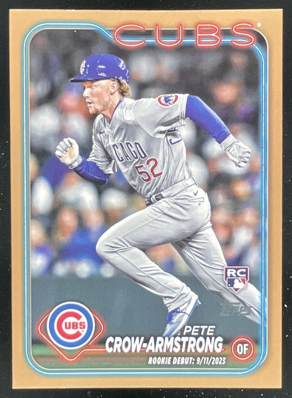 2024 Topps Update Gold #US91 Pete Crow-Armstrong RC /2024 product image 1, provided for visual reference and product detail