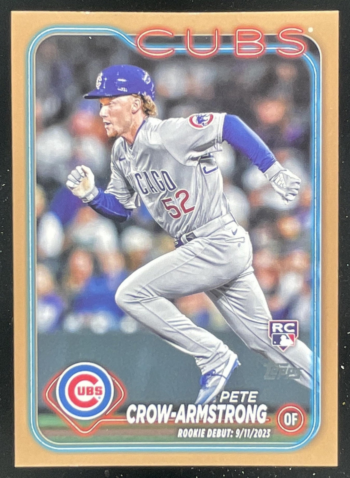 2024 Topps Update Gold #US91 Pete Crow-Armstrong RC /2024 product image 1, provided for visual reference and product detail