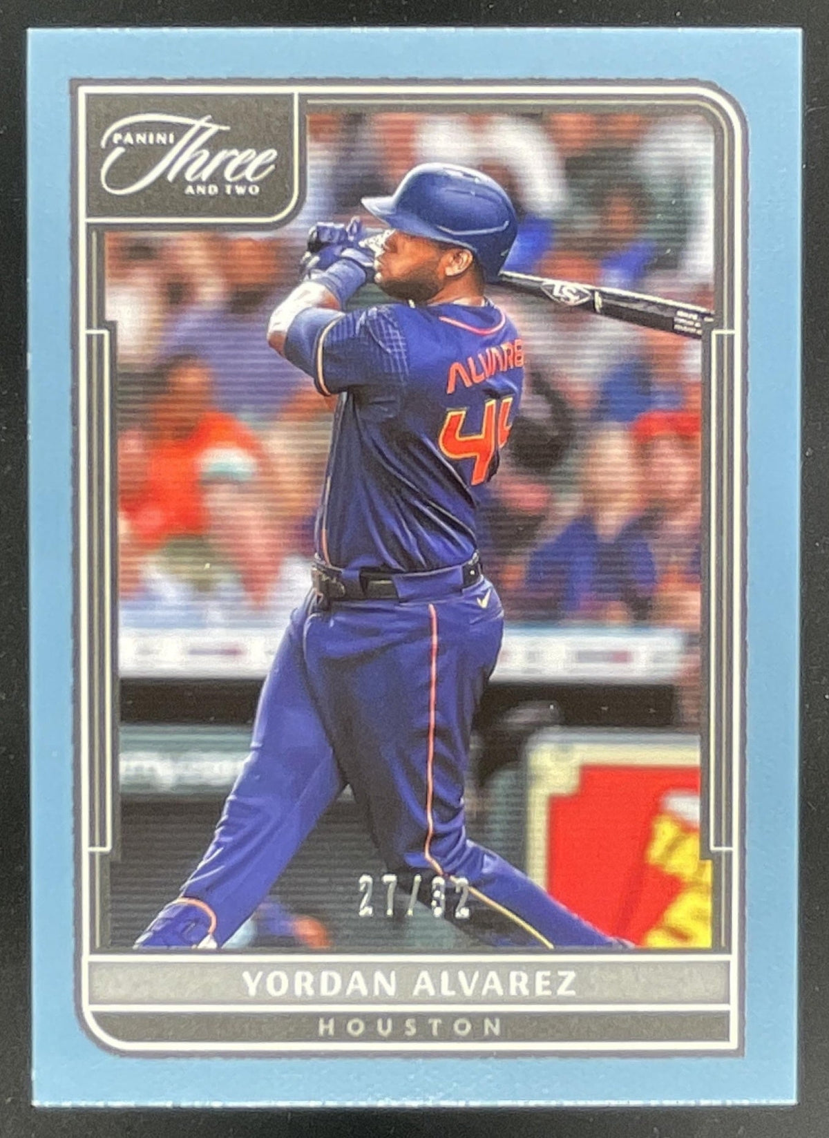2022 Panini Three and Two Full Count #94 Yordan Alvarez /32 product image 1, provided for visual reference and product