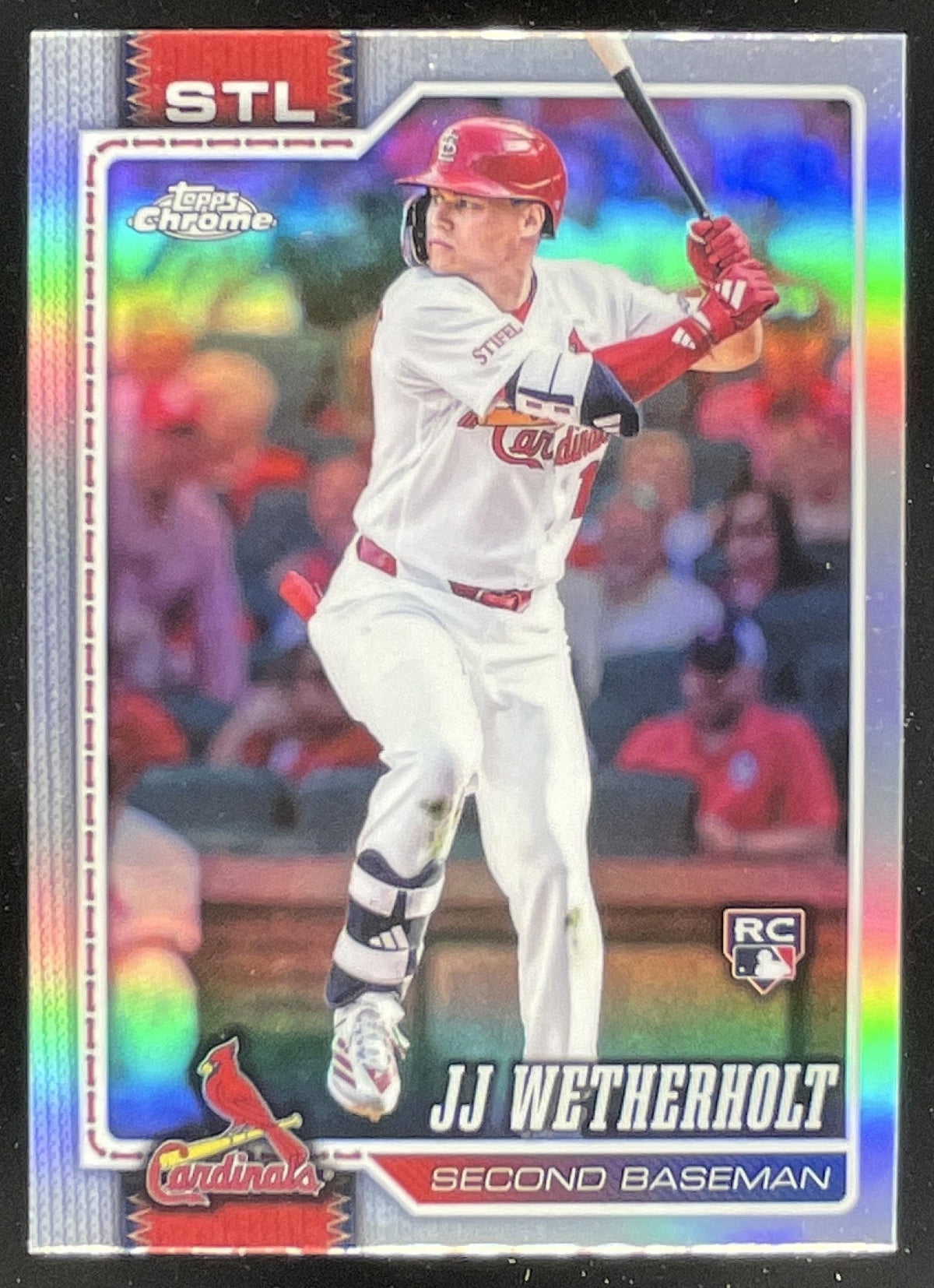 2026 Topps Chrome Refractor #119 JJ Wetherholt RC product image 1, provided for visual reference and product detail review