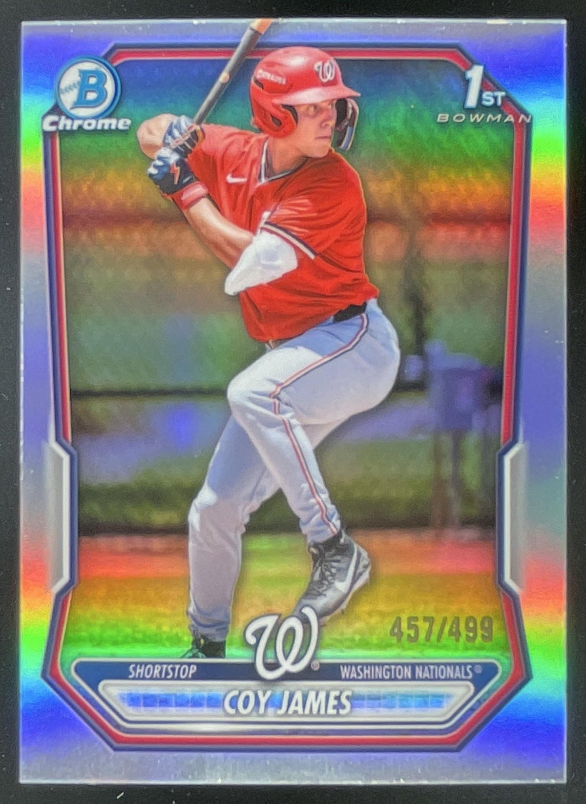 2026 Bowman Chrome Prospects Refractor #BCP-33 Coy James RC /499 product image 1, provided for visual reference and product