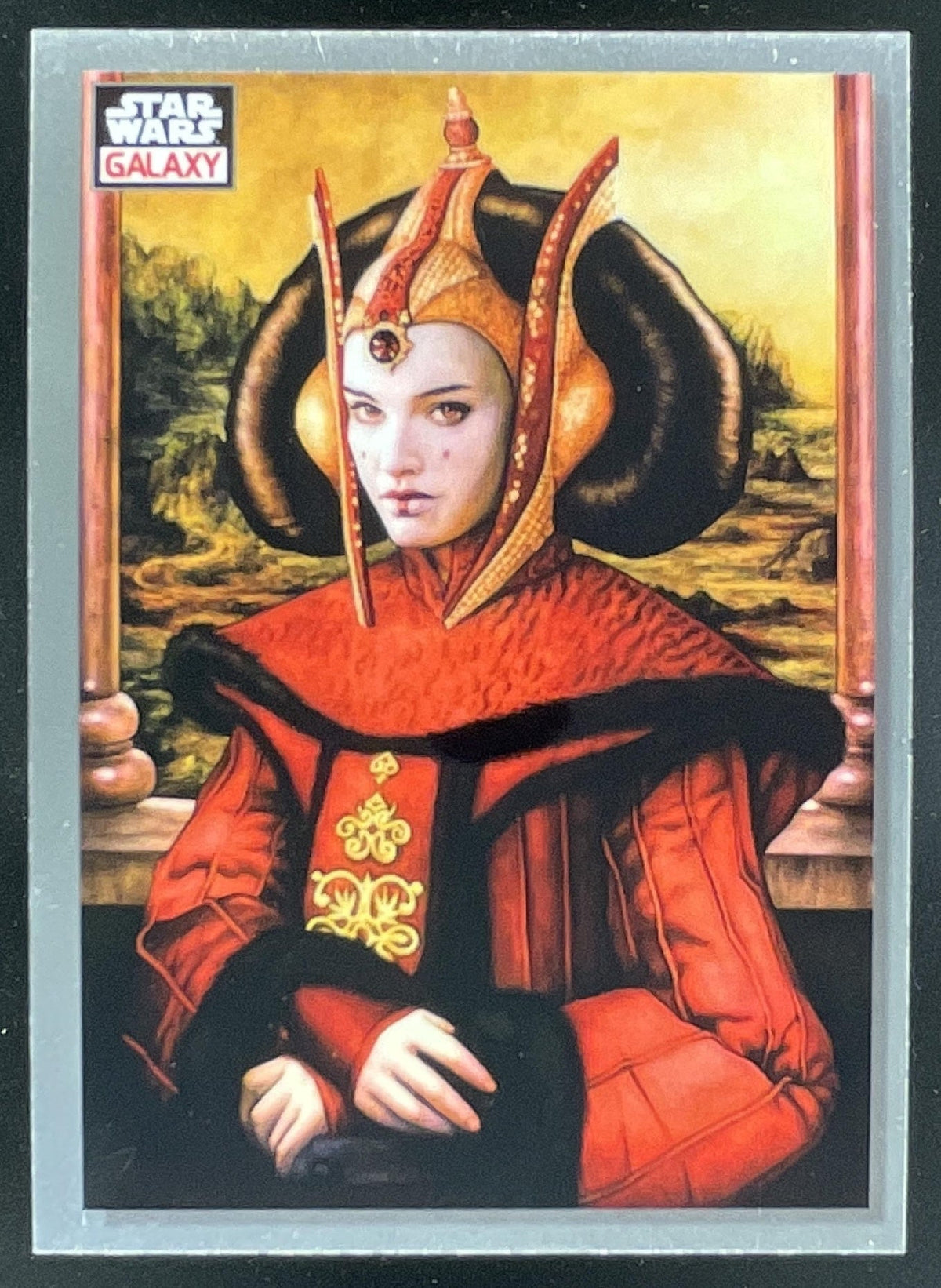 2023 Topps Chrome Star Wars Galaxy #50 A Queen in Portrait product image 1, provided for visual reference and product detail