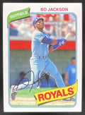 2021 Topps Throwback Thursday - #57 Bo Jackson PR1489 1980 Topps Baseball product image 1, provided for visual reference and