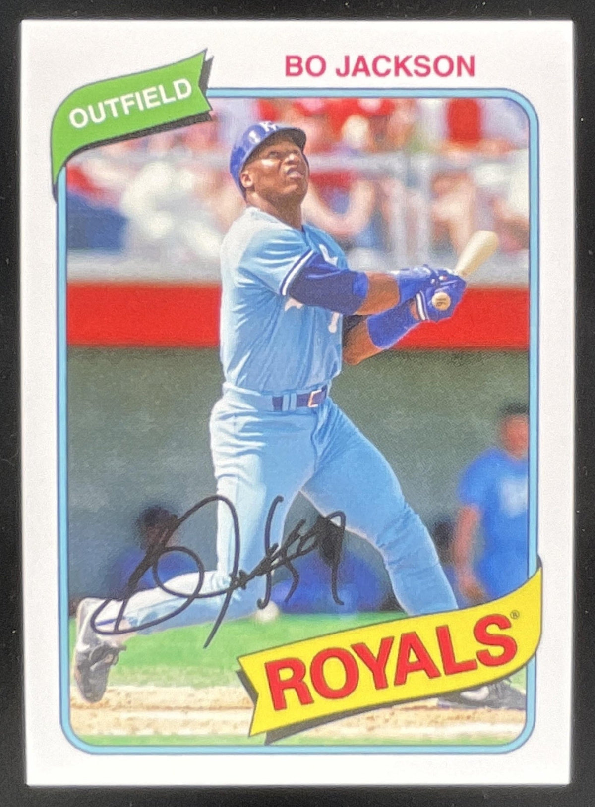 2021 Topps Throwback Thursday - #57 Bo Jackson PR1489 1980 Topps Baseball product image 1, provided for visual reference and
