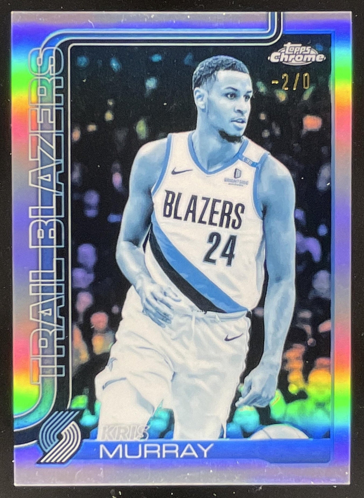 2025-26 Topps Chrome FrozenFractor #217 Kris Murray product image 1, provided for visual reference and product detail review