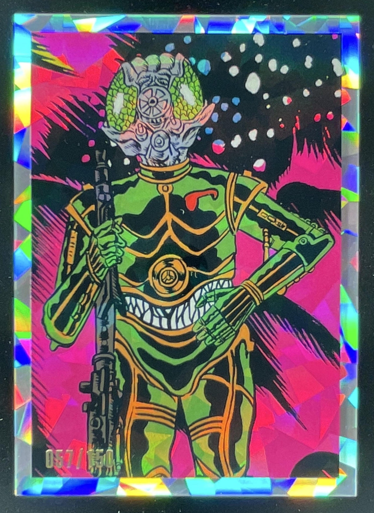 2023 Topps Chrome Star Wars Galaxy Darth Vader's Atomic Empire Strikes Back /150 product image 1, provided for visual