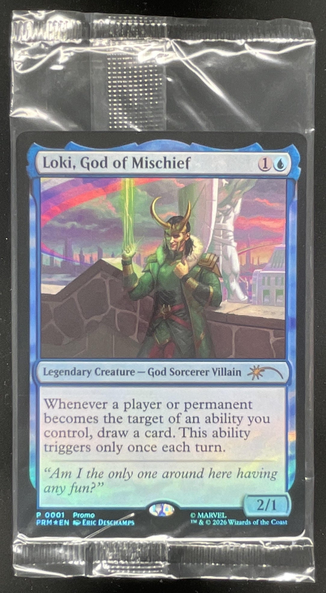 Magic The Gathering Loki, God of Mischief - Media Promos MEDIA product image 1, provided for visual reference and product