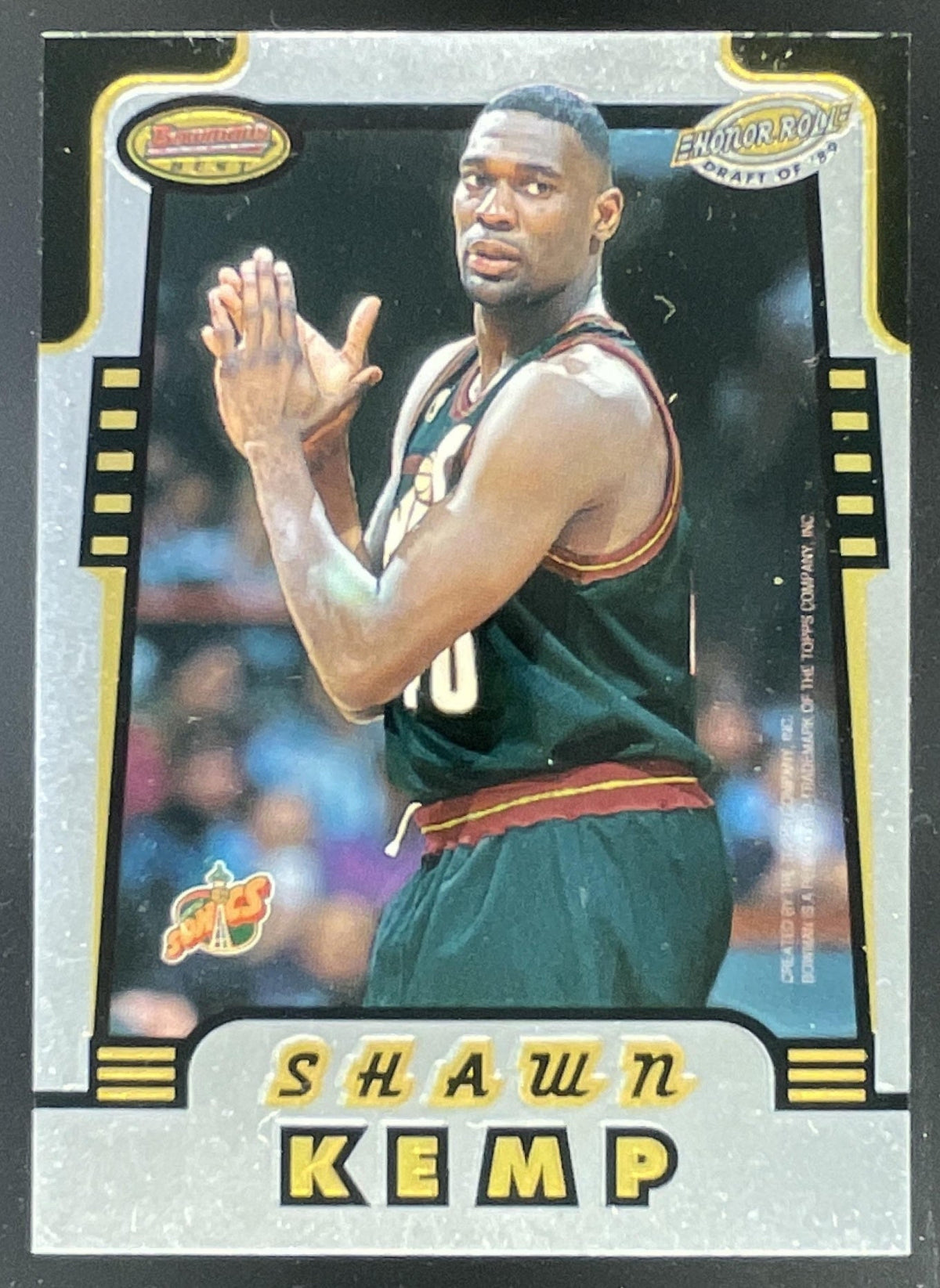 1996-97 Bowman 's Best Honor Roll #HR6 Glen Rice Shawn Kemp product image 1, provided for visual reference and product