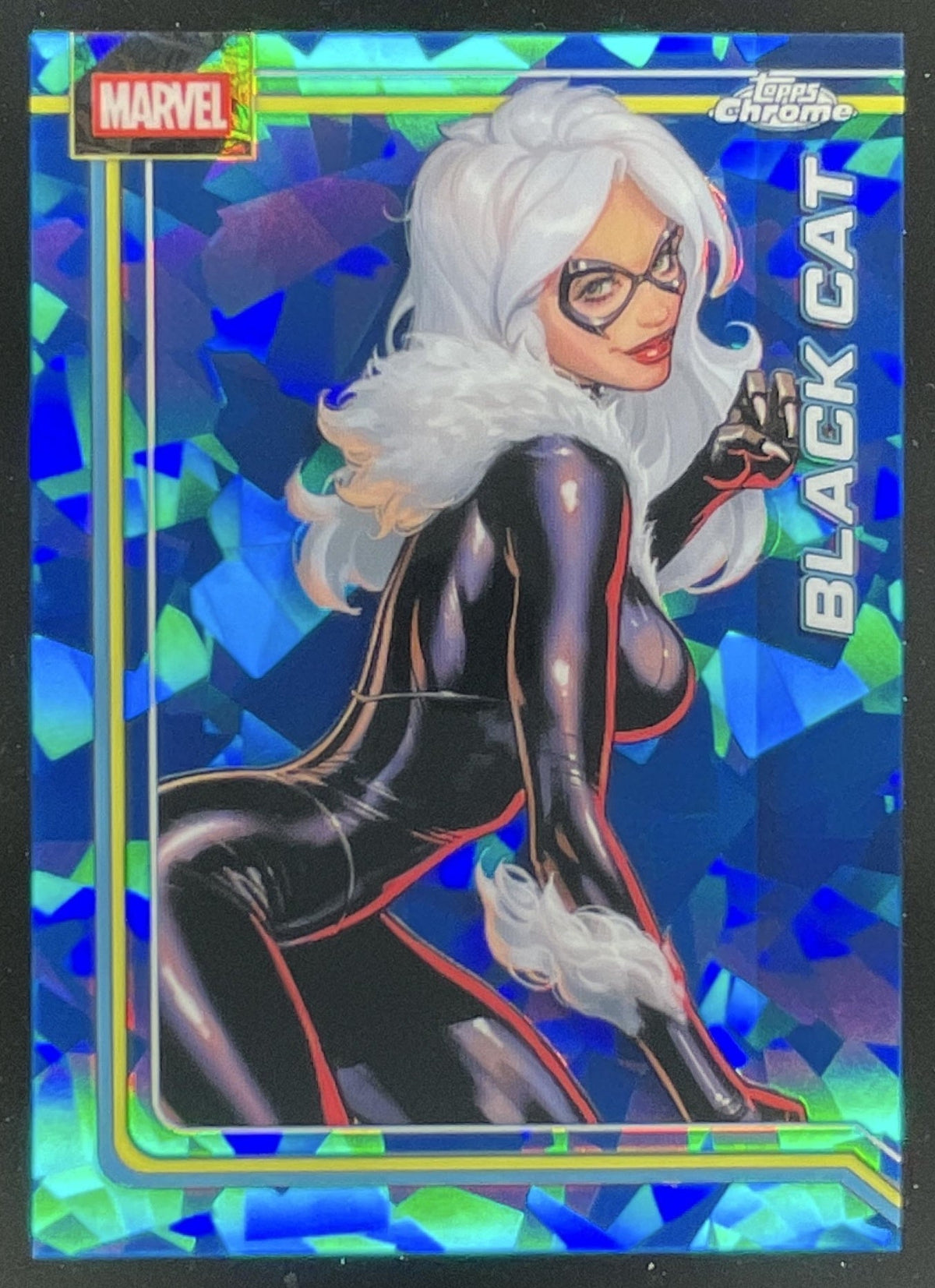 2026 Topps Chrome Marvel Comics Sapphire #013 Black Cat product image 1, provided for visual reference and product detail