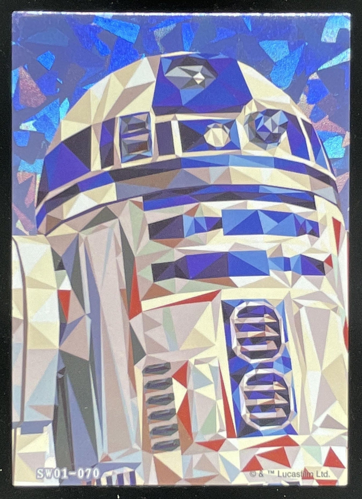 2023 Card.Fun Disney Star Wars Ice Art Trading Card #NNO R2D2 product image 1, provided for visual reference and product