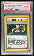2000 Pokemon Gym Challenge 1st Edition #18/132 Giovanni Holo PSA 10 product image 1, provided for visual reference and
