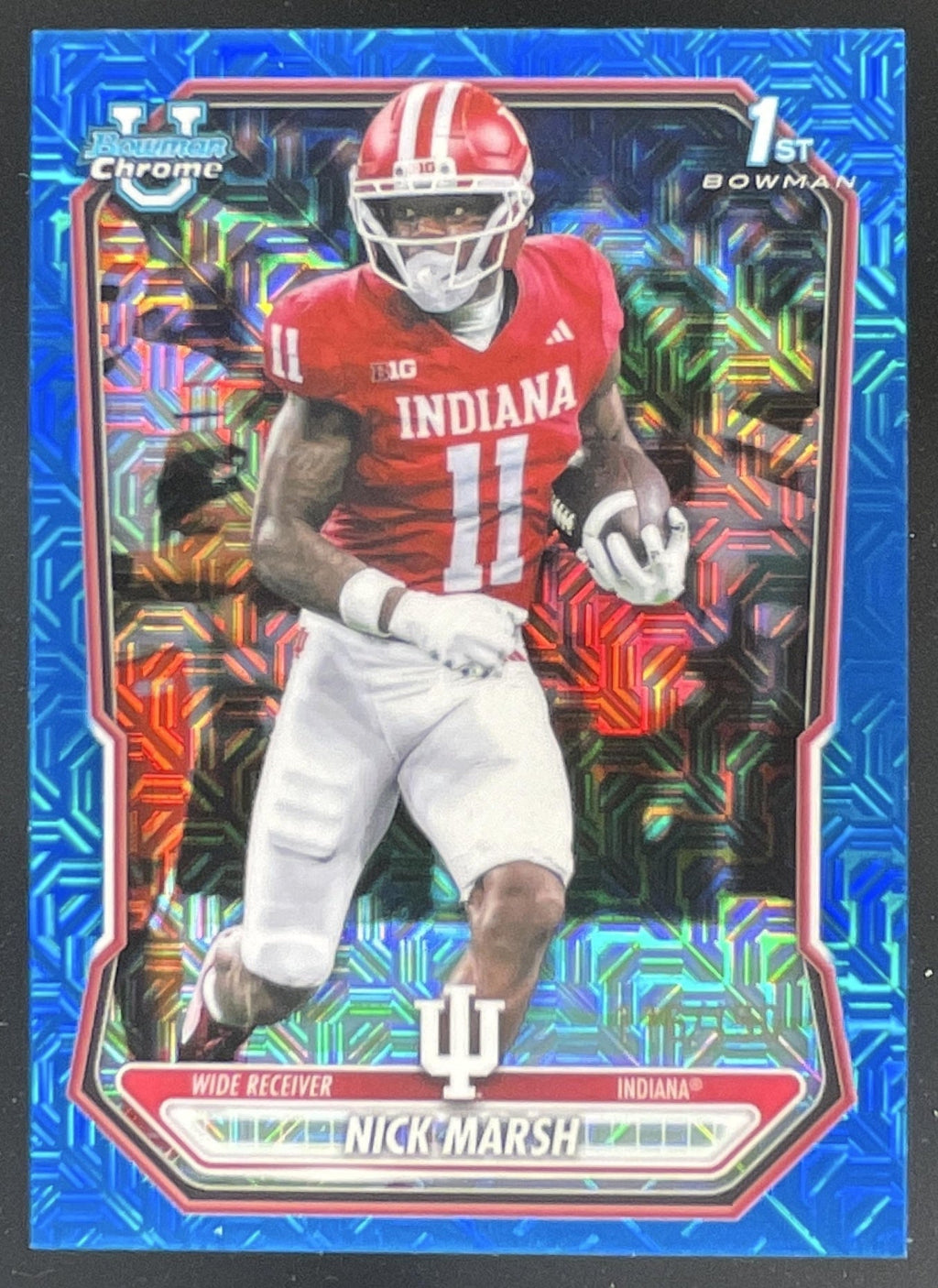 2026 Bowman Chrome Prospects Blue Mojo Refractor #BCP-195 Nick Marsh RC /150 product image 1, provided for visual reference